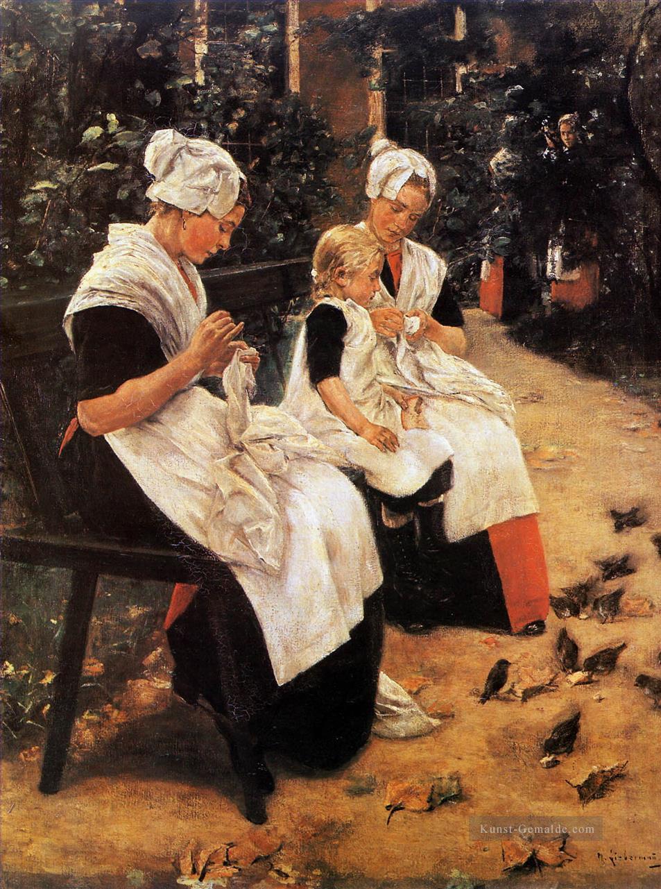 Amsterdam Waisen im Garten 1885 Max Liebermann Deutscher Impressionismus Ölgemälde